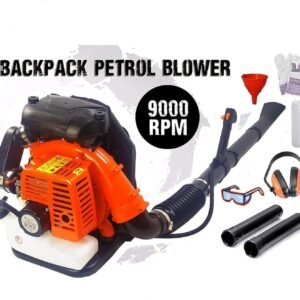 65cc Petrol Leaf Blower – Powerful 2-Stroke Engine + Lightweight Backpack for Garden Use